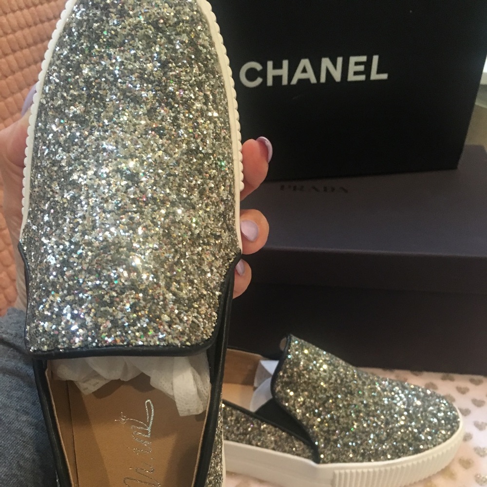 Platform Sneakers ✨Sparkly  size 6.5 NWT - Picture 7 of 8
